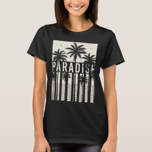 Camiseta Férias de Verão, Sol, Surf Califórnia Paraíso