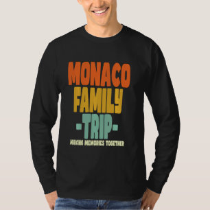 Camiseta Férias de viagem da família Mônaco
