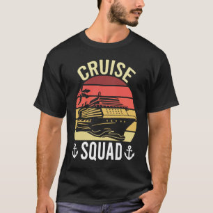 Camiseta Férias de Viagem de Cruzeiro com Correspondência d