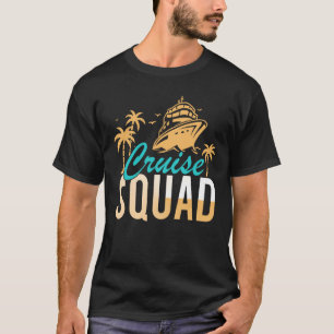 Camiseta Férias de Viagem de Cruzeiro com Correspondência d