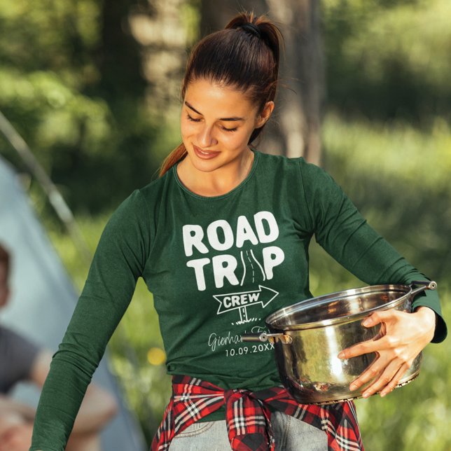 Camiseta Férias de Viagem de Reunião da Família Corresponde (Criador carregado)