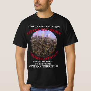 CAMISETA FÉRIAS DE VIAGEM NO TEMPO ÚLTIMO LEVANTE DE CUSTER
