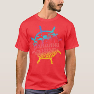 Camiseta Férias do Grupo Amigos da Família Bahamas Cruise 2