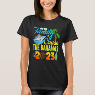 Camiseta Férias do Grupo Amigos da Família Bahamas Cruise 2