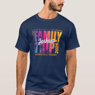 Camiseta Férias do Grupo Correspondente de Viagem da Famíli