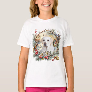 Camiseta Férias do Labrador Retriever Nevado