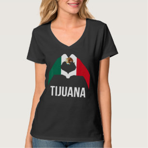 Camiseta Férias do México com o amor de Tijuana Bandeira do