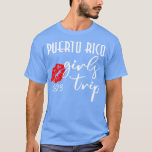 Camiseta Férias do Partido 2022 para as Meninas de Porto Ri