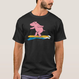 Camiseta Férias do Porco Surfista Irônico