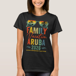 Camiseta Férias em Aruba 2026 Grupo Familiar Combinando Ver
