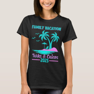 Camiseta Férias em Família 2023 Palmeira Turks & Caicos Pra