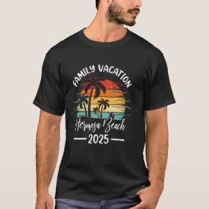 Camiseta Férias em Família 2025 Califórnia Vintage Hermosa