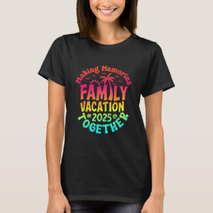 Camiseta Férias em Família 2025 Vibes de Reunião Familiar C