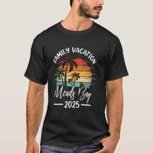 Camiseta Férias em Família 2025 Vintage Anguilla Meads Bay