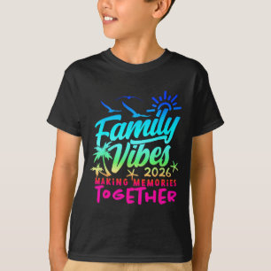 Camiseta Férias em Família 2026 Praia Correspondência Famíl