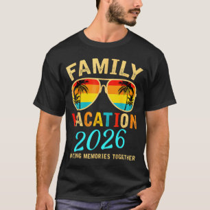 Camiseta Férias em Família 2026 Praia Correspondência Verão