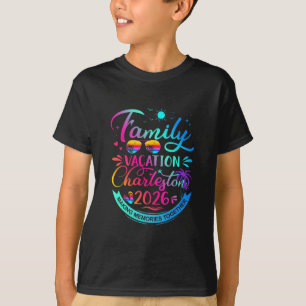Camiseta Férias em Família Charleston 2026 Presente de Palm