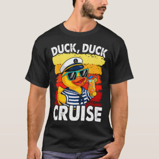Camiseta Férias em Família Cruising Ducks Pato Pato Cruzeir
