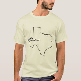 Camiseta Férias em família de Texas