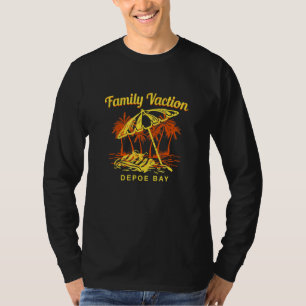Camiseta Férias em Família Depoe Bay Lembrança Oregon Recor