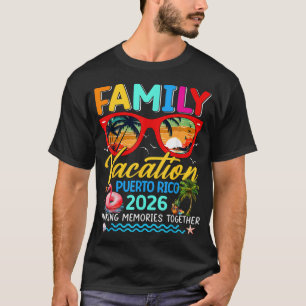 Camiseta Férias em Família em Porto Rico Verão 2026 Corresp