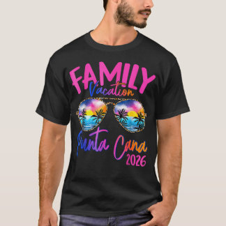 Camiseta Férias em Família em Punta Cana 2026 Conjuntos de 