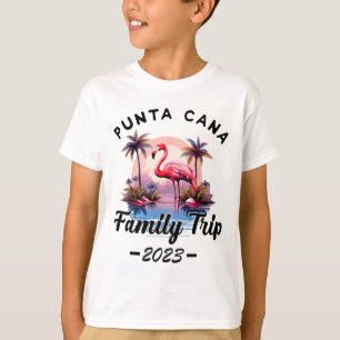 Camiseta Férias em Família em Punta Cana na República Domin