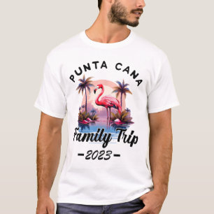 Camiseta Férias em Família em Punta Cana na República Domin