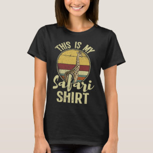 Camiseta Férias em Família na Savana Africana Safari Zoo