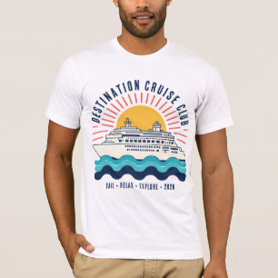 Camiseta Férias em Família no Clube de Cruzeiro Destino