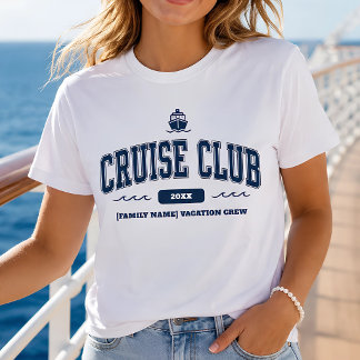 Camiseta Férias em Família no Clube de Cruzeiro Personaliza