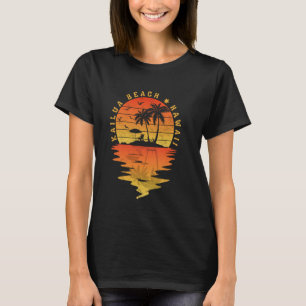 Camiseta Férias em Família no Havaí Praia Kailua HI Palmeir