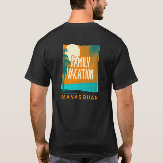 Camiseta Férias em Família Praia de Manasquan Nova Jersey P