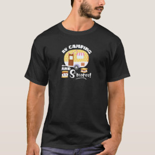Camiseta Férias em Família Rv Camping Smores Rv Camping Tri