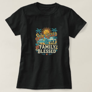 Camiseta Férias em Família Tropicais Retrô & Reunião de Pra