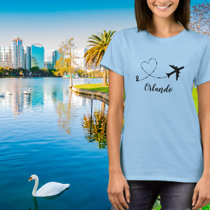 Camiseta Férias em Família Viagem Avião & Localização Perso