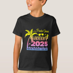 Camiseta Férias em Punta Cana 2025 Criando Memórias Juntos