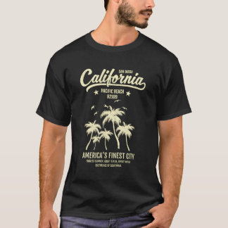 Camiseta Férias em San Diego Califórnia Pacific Beach 92109