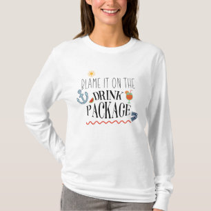 Camiseta Férias Engraçadas O Culpam No Pacote De Bebidas