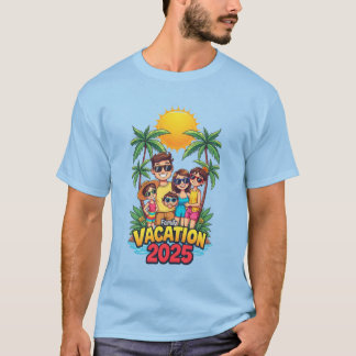 Camiseta férias familiares