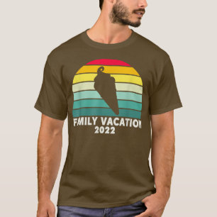 Camiseta Férias Familiares 2022 Retro Cream Vintage Verão