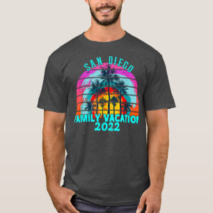 Camiseta Férias Familiares 2022 Retro San Diego California