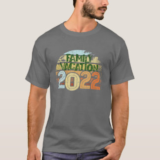 Camiseta Férias Familiares 2022 Summer Island Beach Família