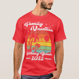 Camiseta Férias Familiares 2022 Vintage Delaware Bethany Be