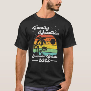 Camiseta Férias Familiares 2022 Vintage Florida Orlando Bea