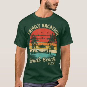 Camiseta Férias Familiares 2022 Vintage Retro Austrália Bon