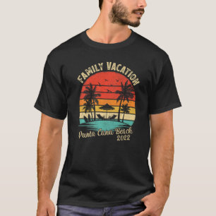 Camiseta Férias Familiares 2022 Vintage Retro Punta Cana Be