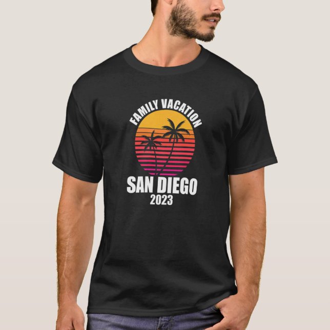 Camiseta Férias Familiares 2023 San Diego Summer Matching H (Frente)