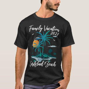 Camiseta Férias Familiares 2023 Sunset California Carlsbad