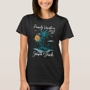 Camiseta Férias Familiares 2023 Sunset California Samoa Bea